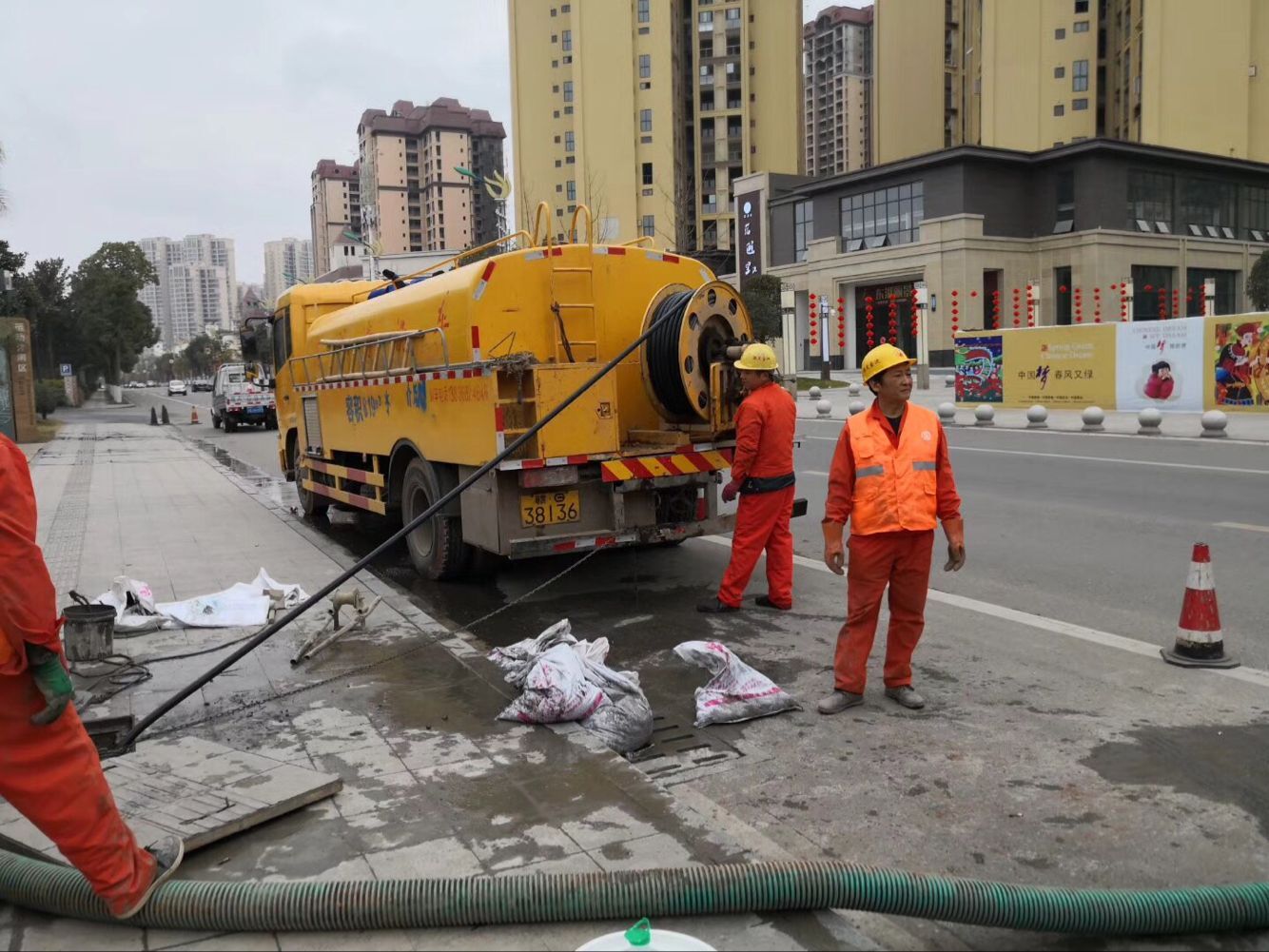 武威排污管道清淤-管道清洗